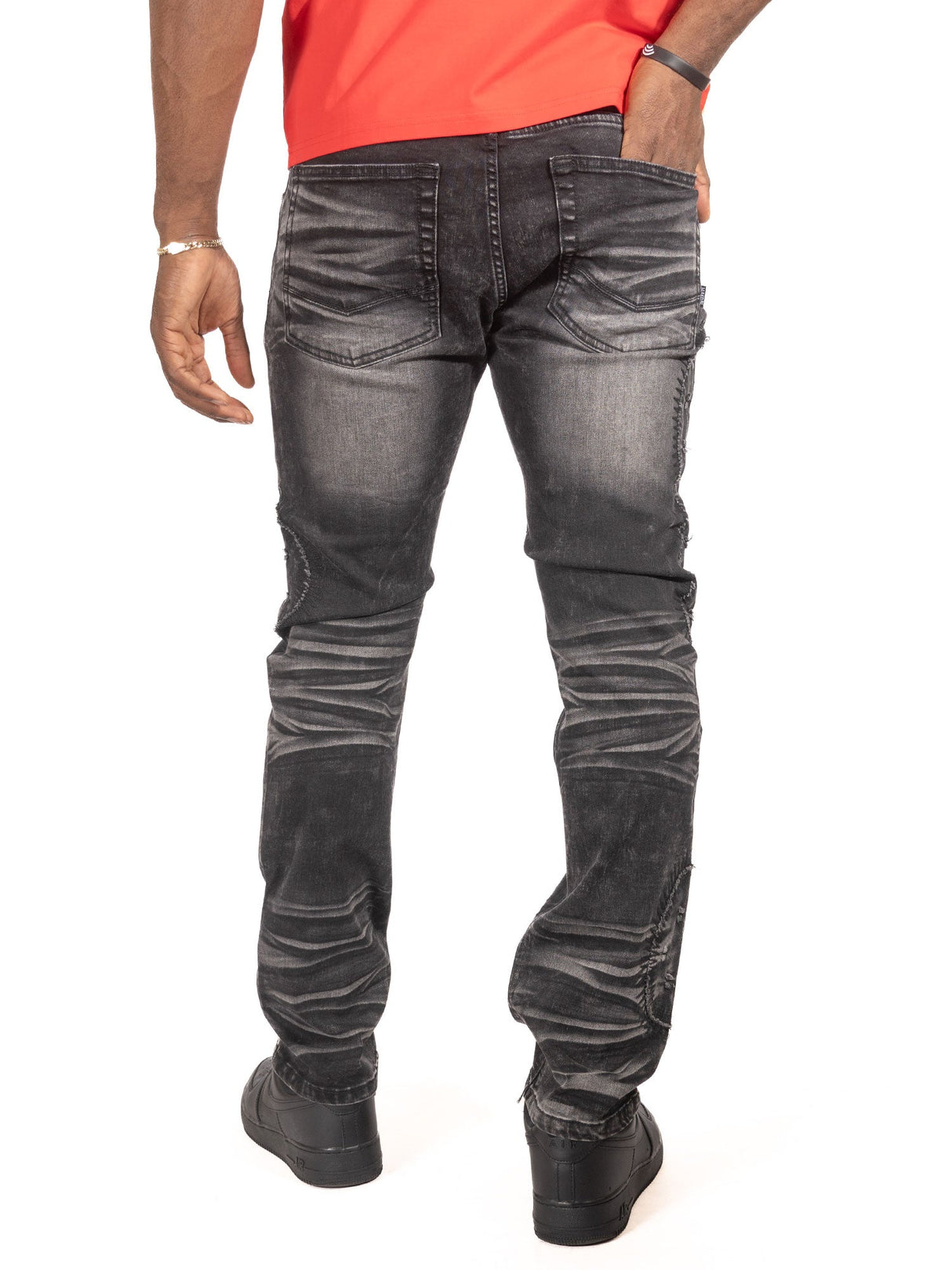 Makobi Slim Fit Jeans | M1935 Esposito Pants - Black