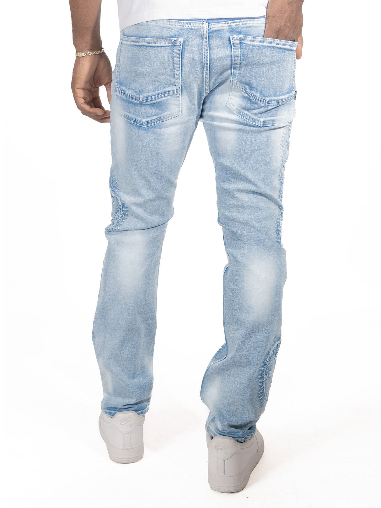 Makobi Slim Fit Jeans | M1935 Esposito Pants - Light Wash