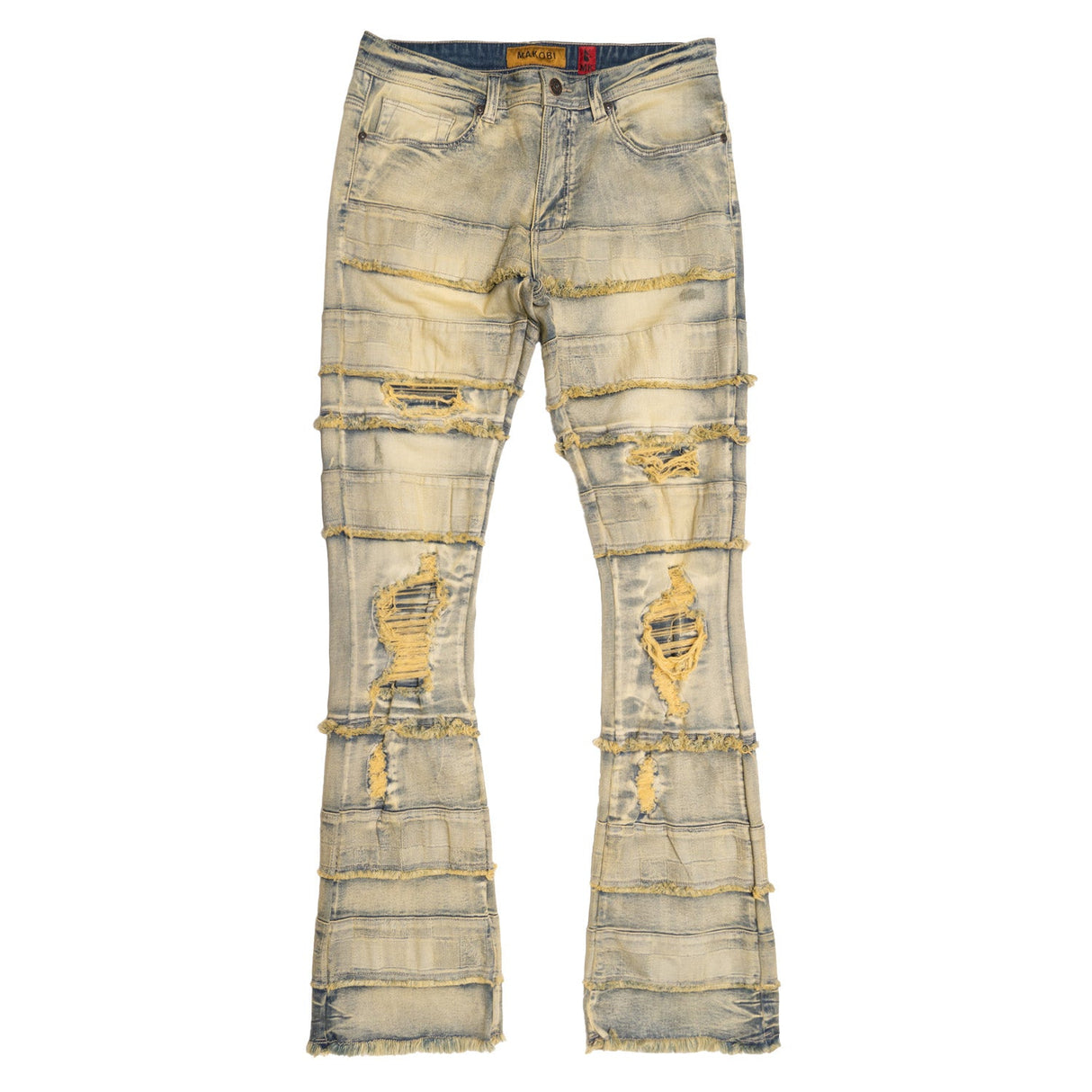 Makobi M1951 Bianchi Stacked Jeans - Dirt
