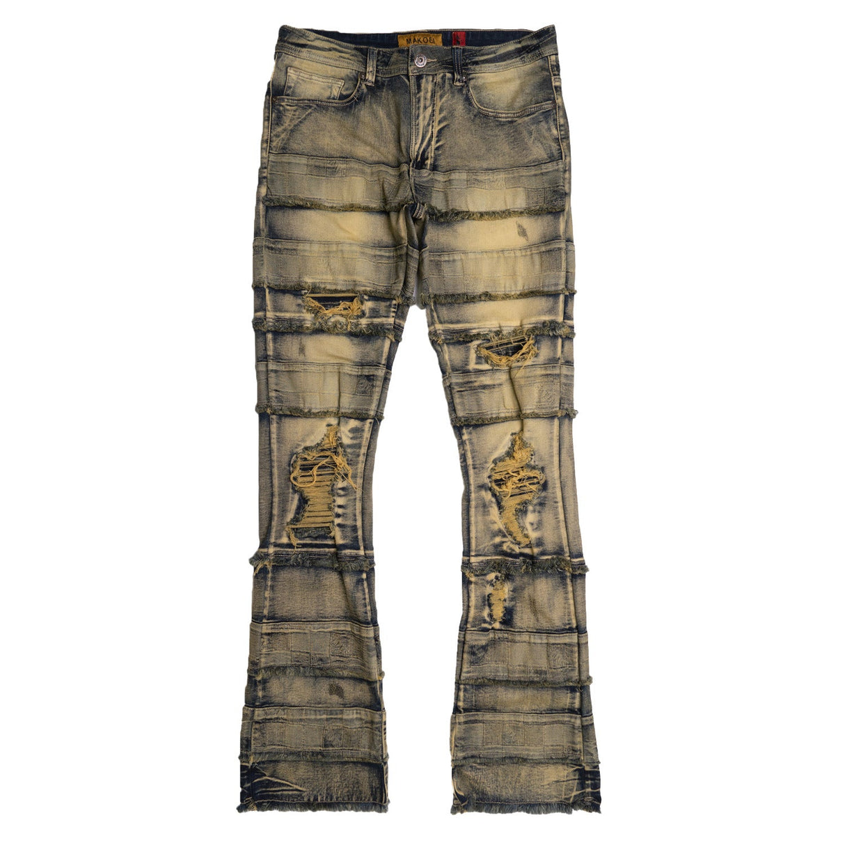 Makobi M1951 Bianchi Stacked Jeans - Vintage
