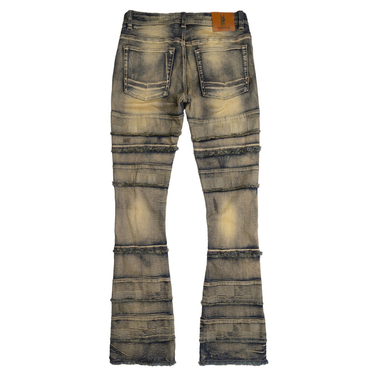 Makobi M1951 Bianchi Stacked Jeans - Vintage