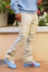 Makobi M1951 Bianchi Stacked Jeans - Dirt