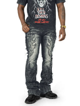 Makobi M1959 Tesoro Stacked Jeans - Black