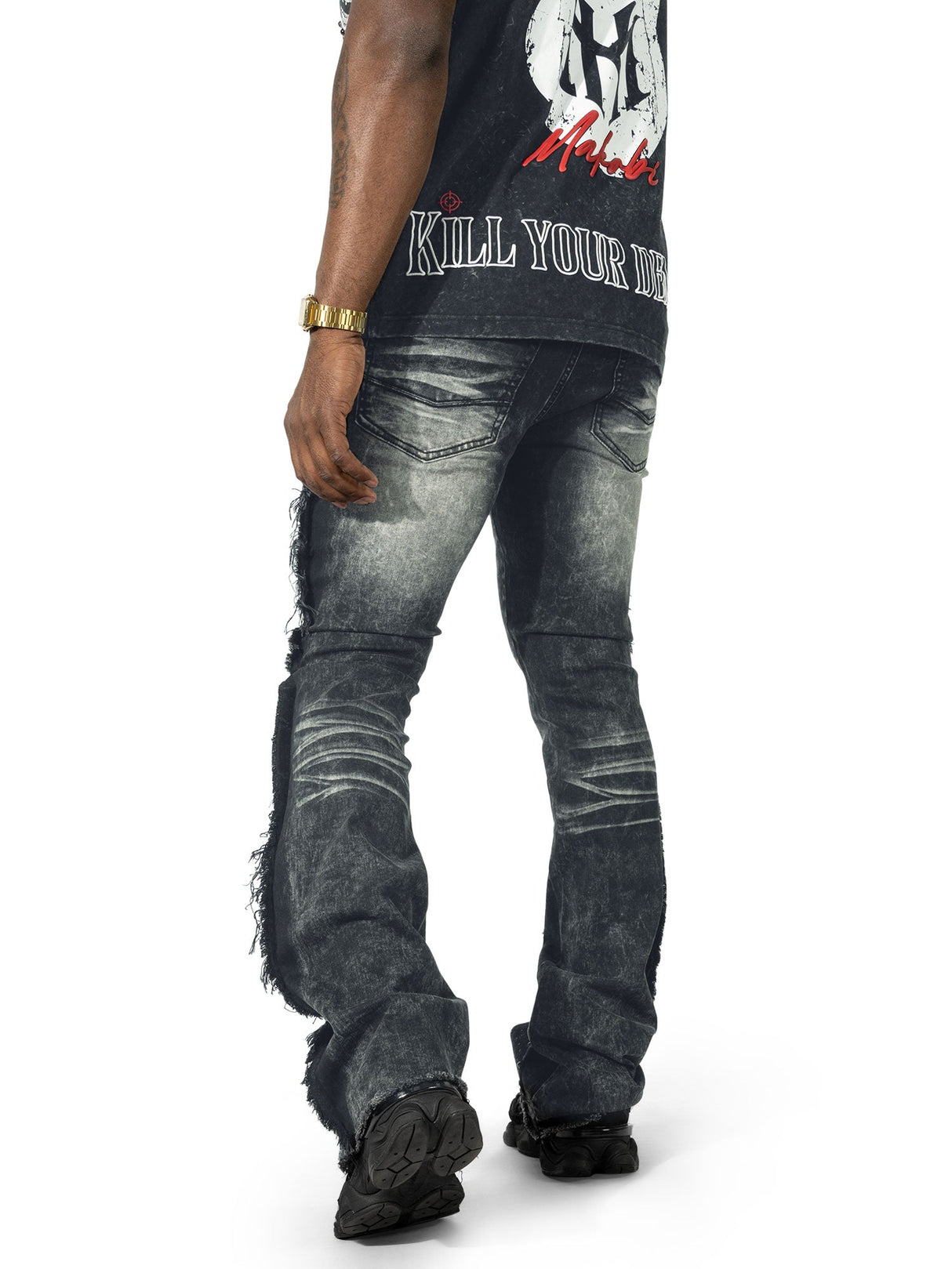 Makobi M1959 Tesoro Stacked Jeans - Black