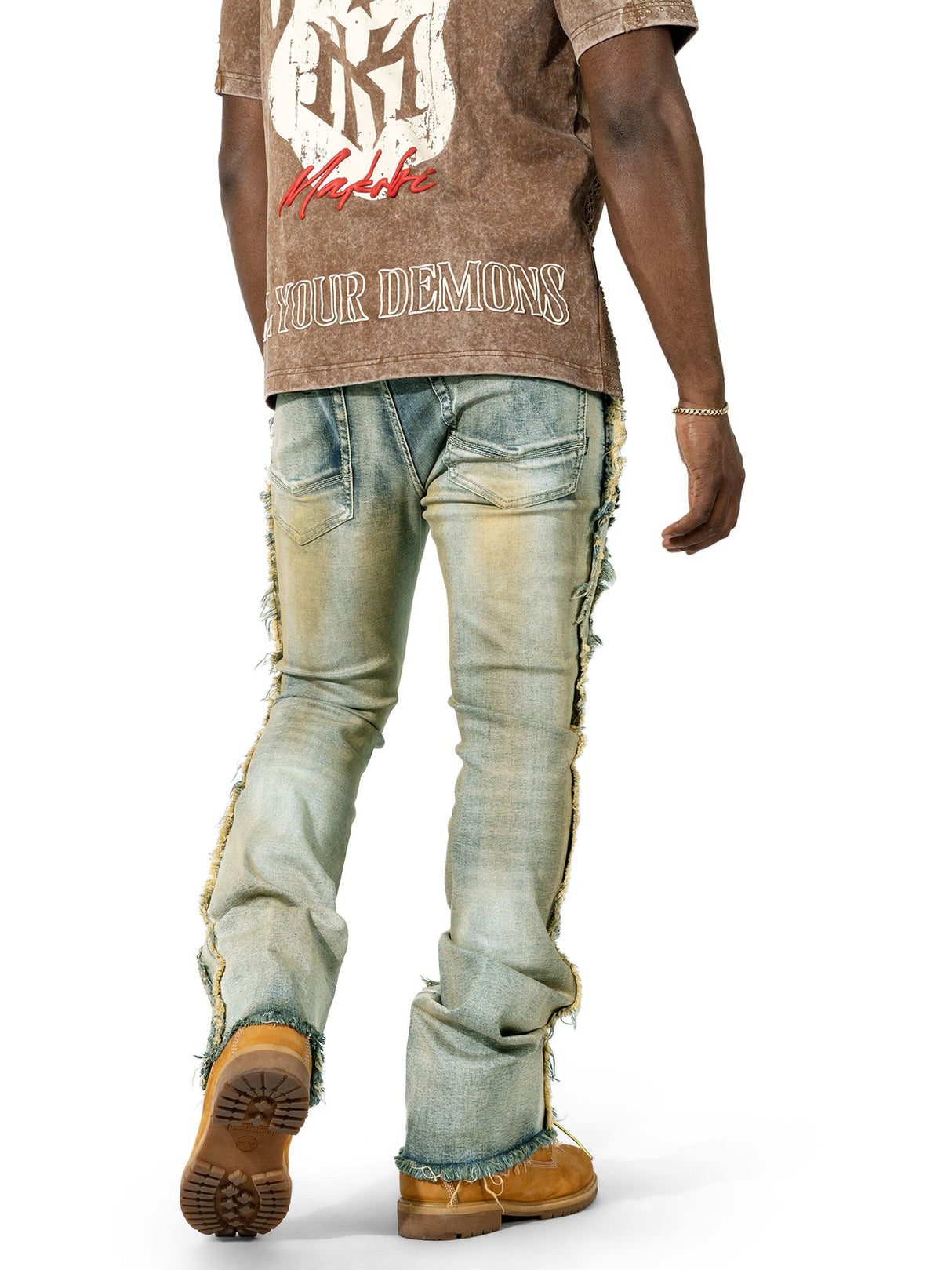 Makobi M1959 Tesoro Stacked Jeans - Dirt