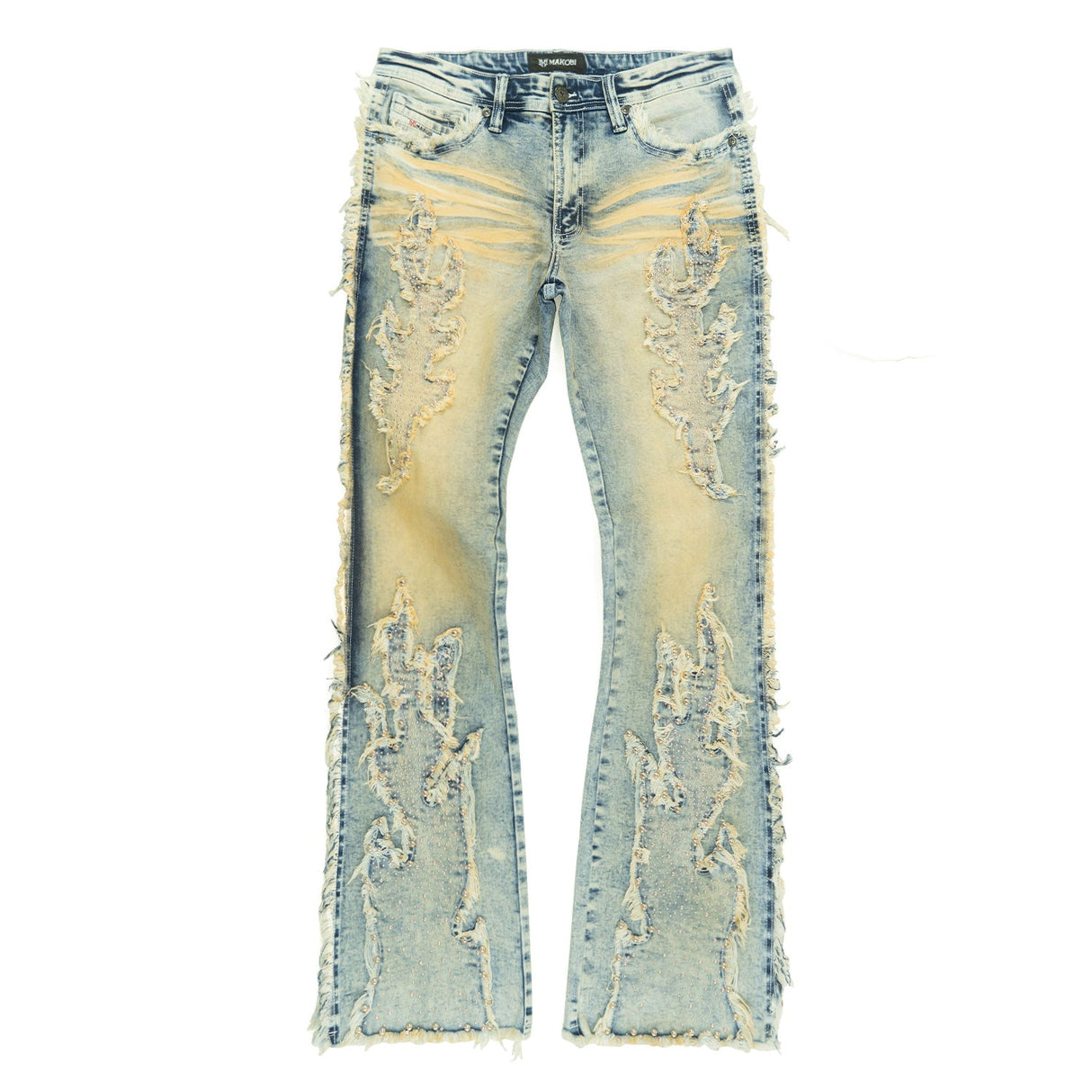 Makobi M1959 Tesoro Stacked Jeans - Blue