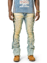 Makobi M1959 Tesoro Stacked Jeans - Blue