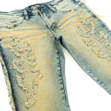 Makobi M1959 Tesoro Stacked Jeans - Blue