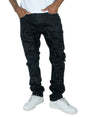 Makobi M1993 Argento Riped & Repair Jeans - Jet Black
