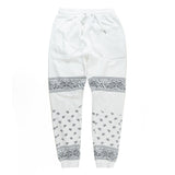 Makobi M2765 Bandana Fleece Pants- White