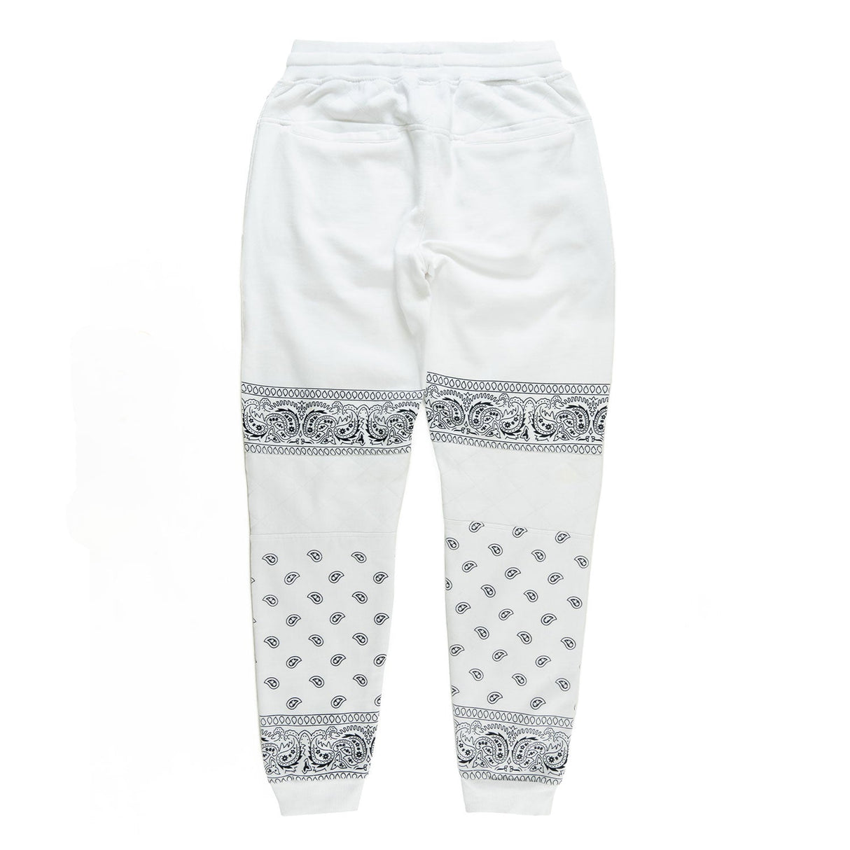 Makobi M2765 Bandana Fleece Pants- White
