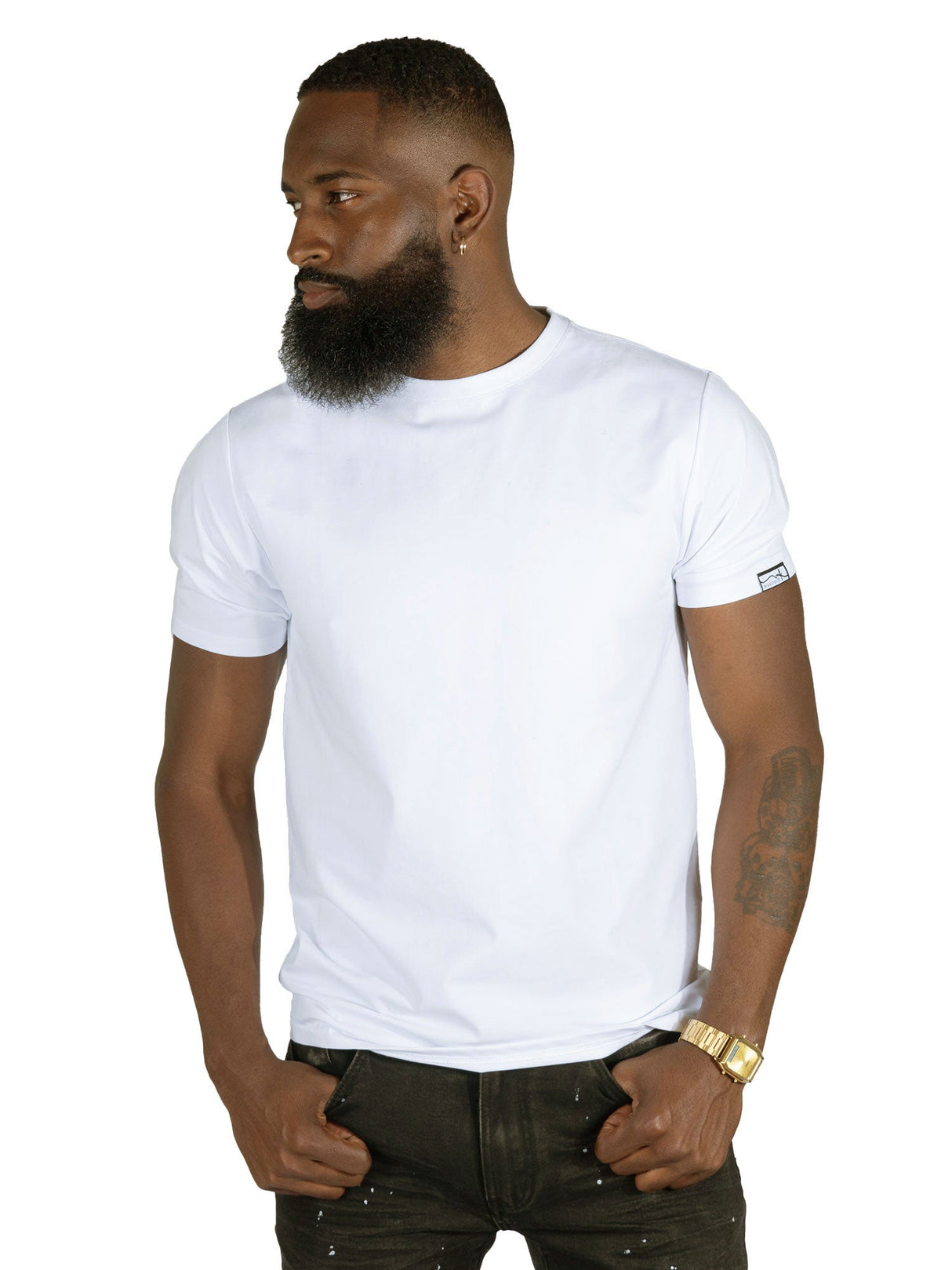 Makobi TEES | M303  Essentials Bundle of 6 - White