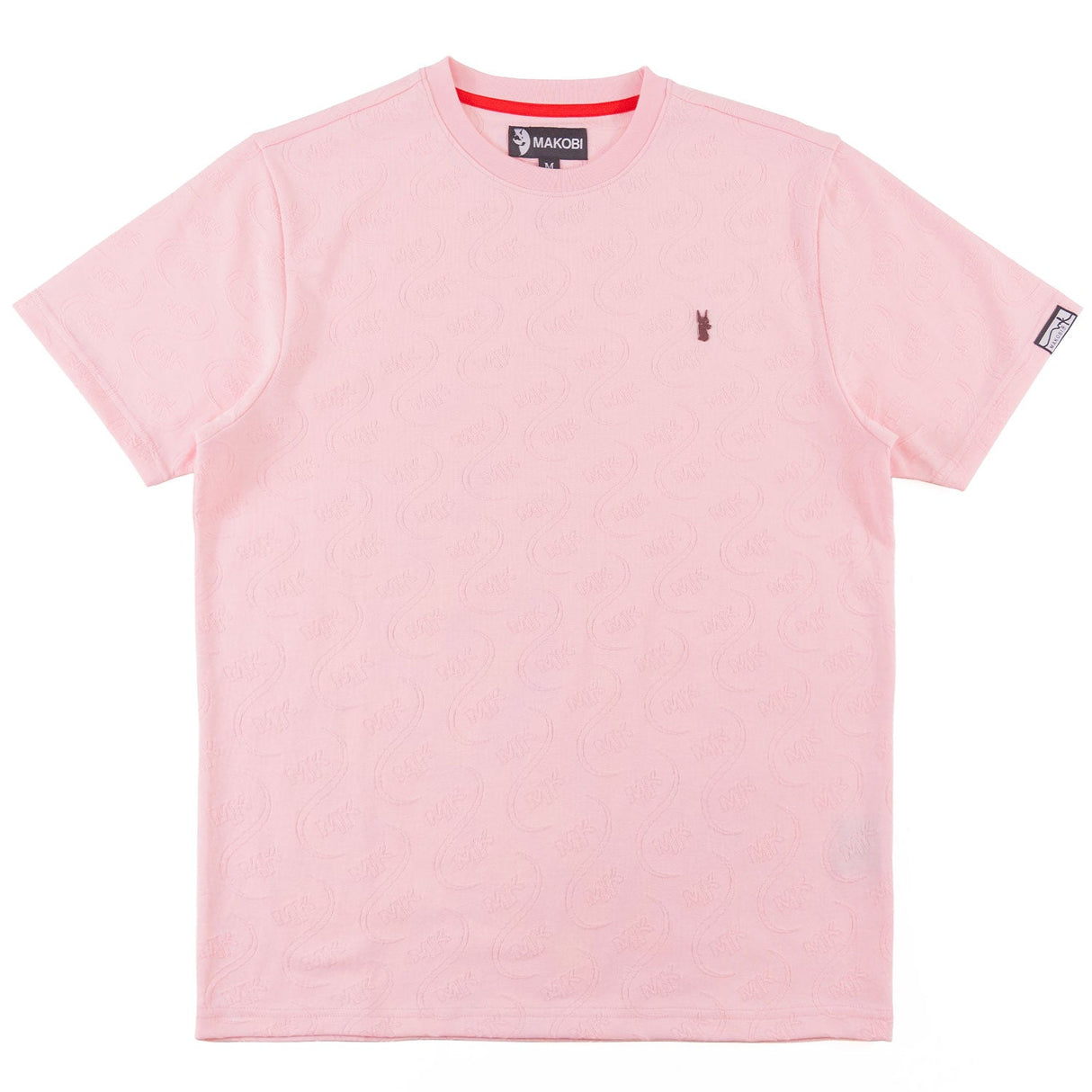 Makobi M316 Sartoni Embossed Tee - Pink