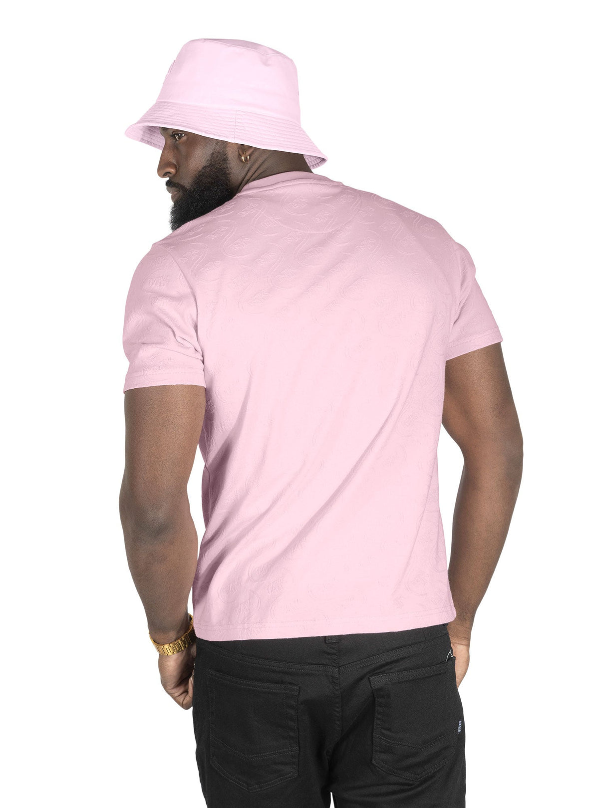 Makobi M316 Sartoni Embossed Tee - Pink