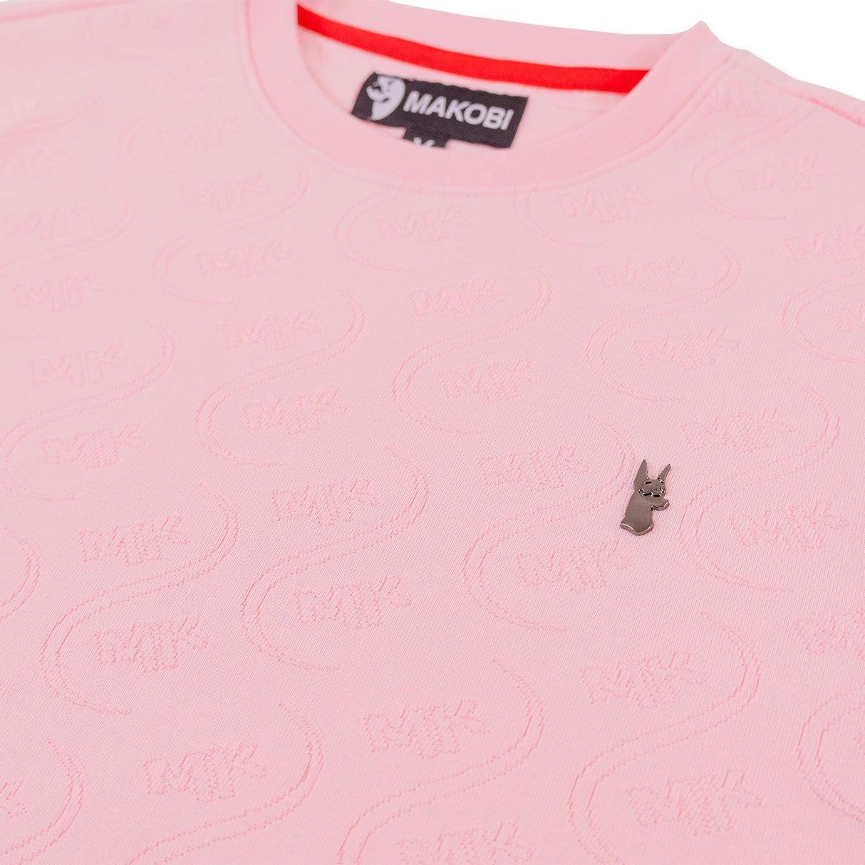Makobi M316 Sartoni Embossed Tee - Pink