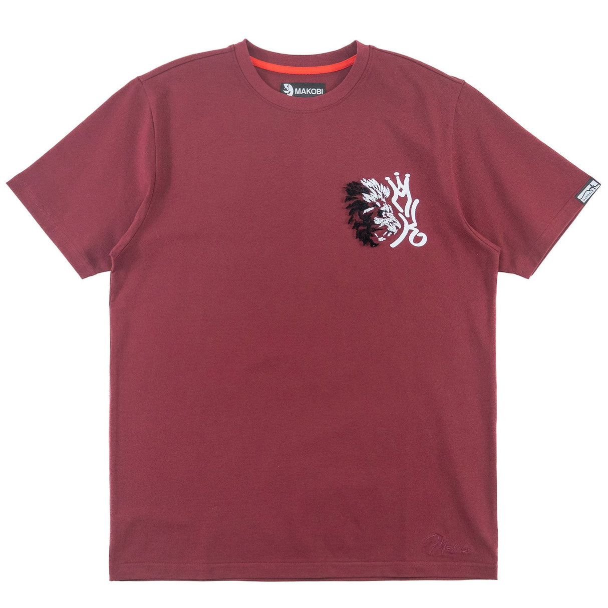 Makobi M340 Gianos Lion Tee - Burgundy