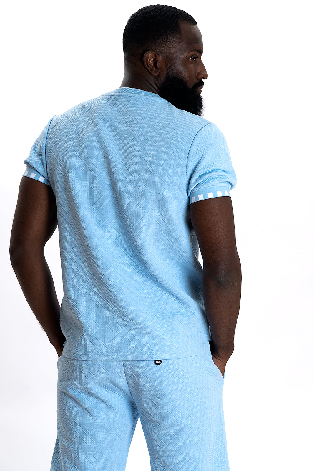 Makobi M363 Bianchi Jacquard Tee - Blue