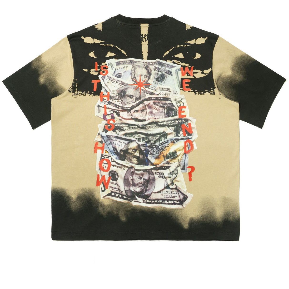 Makobi M369 Good Luck Money Tee - Khaki