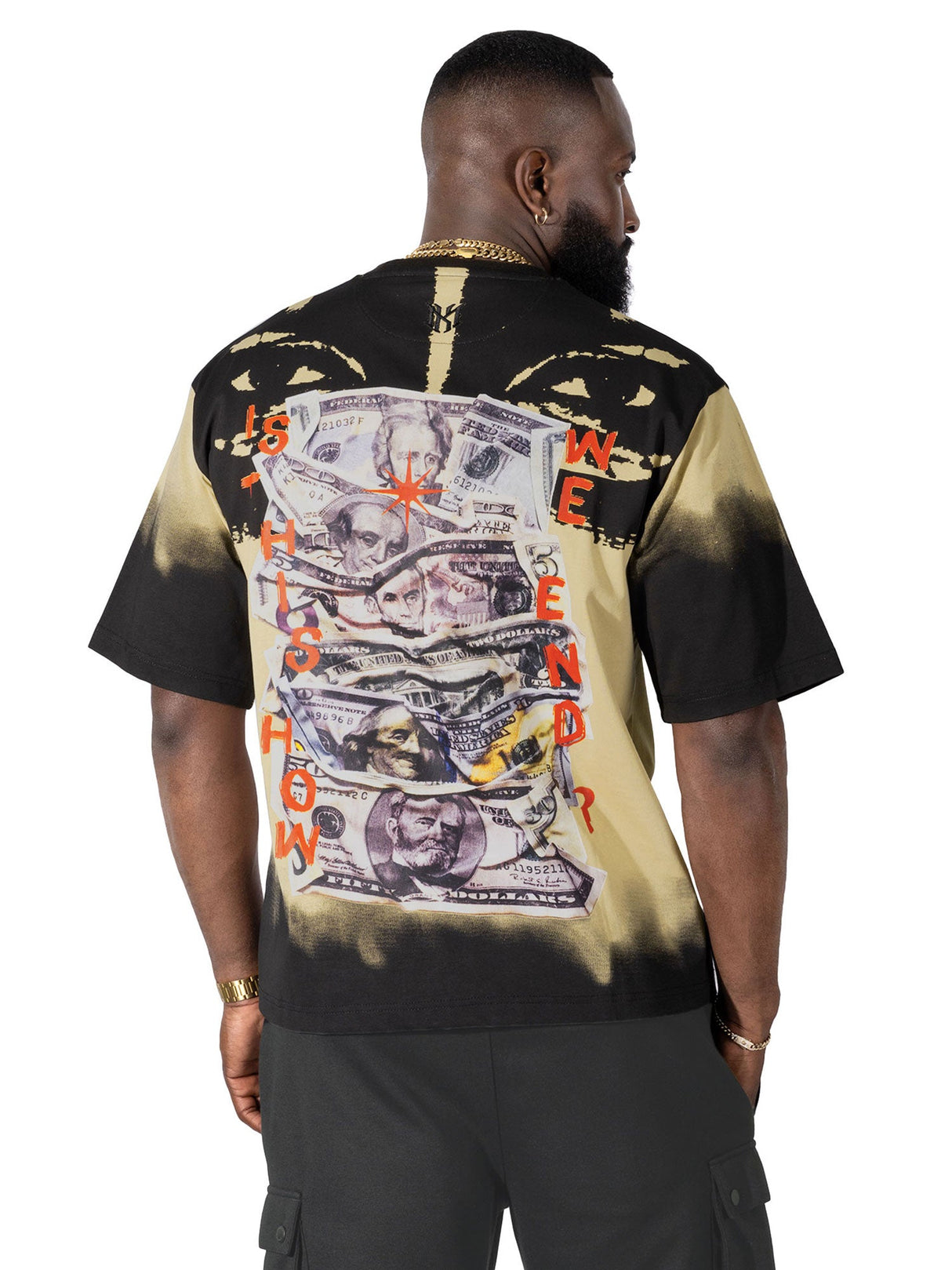 Makobi M369 Good Luck Money Tee - Khaki