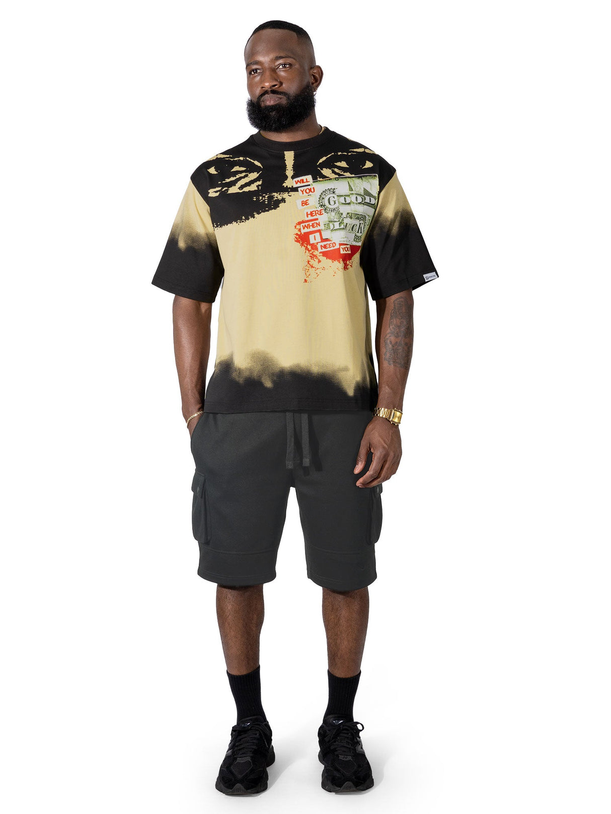Makobi M369 Good Luck Money Tee - Khaki