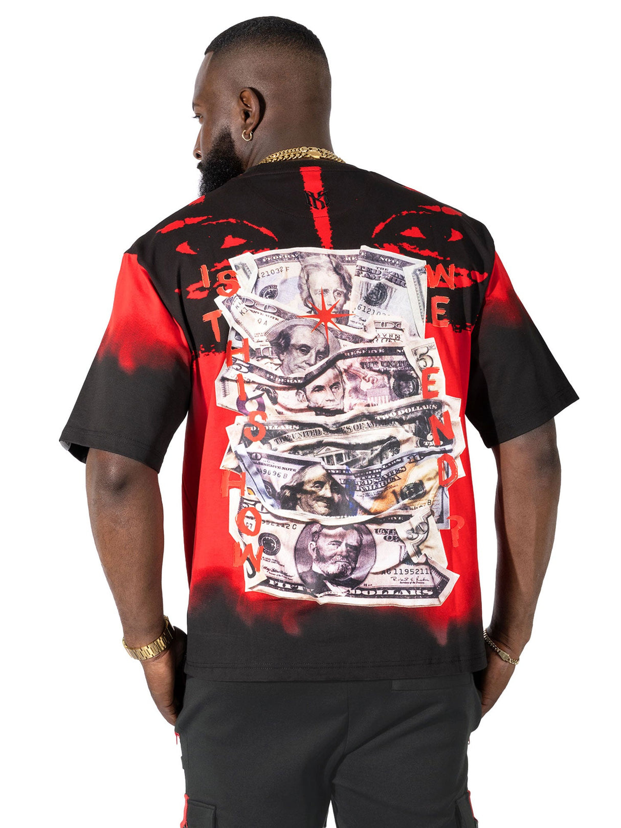 Makobi M369 Good Luck Money Tee - Red