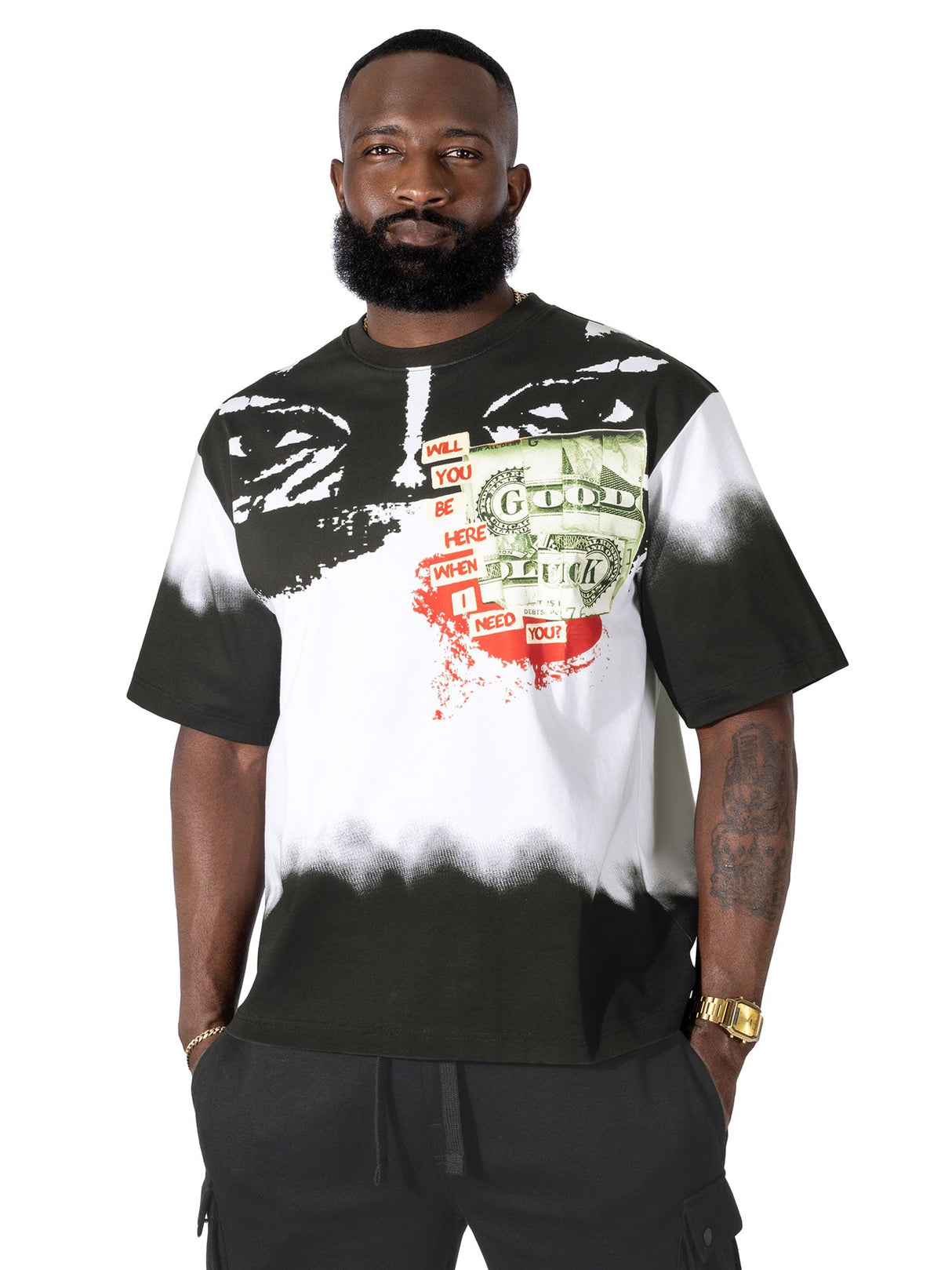 Makobi M369 Good Luck Money Tee - White