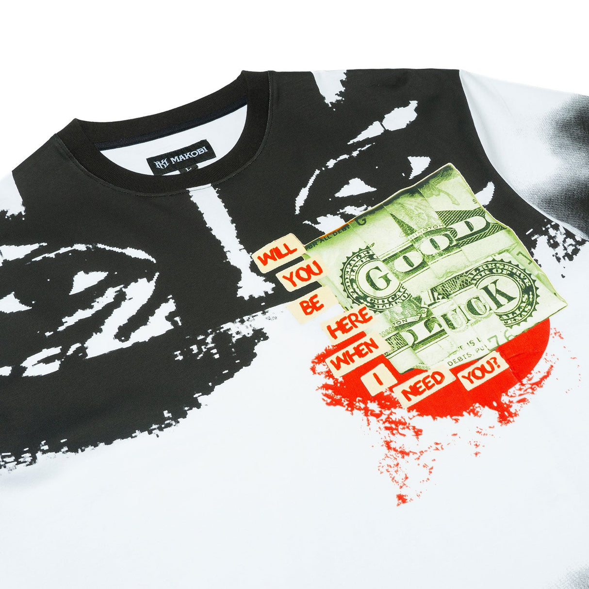 Makobi M369 Good Luck Money Tee - White