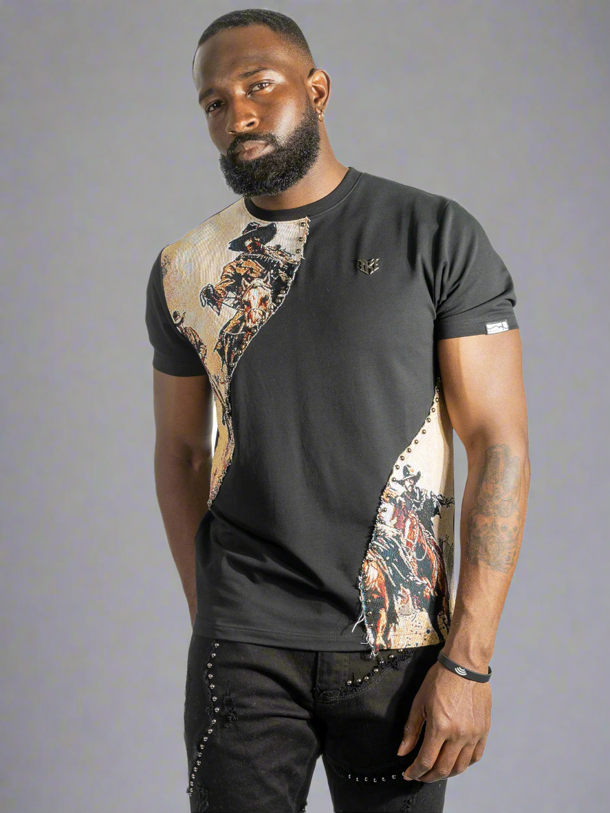 Makobi Tee | M374 FERDONI T-shirt - Black