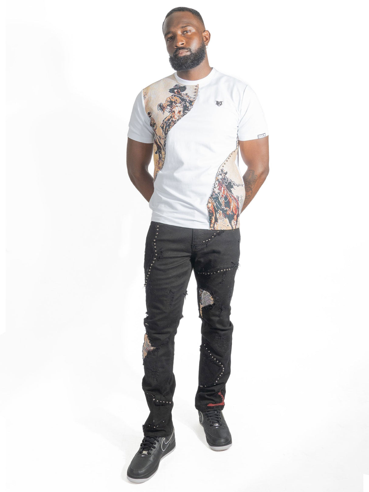Makobi Tee | M374 FERDONI T-shirt - White