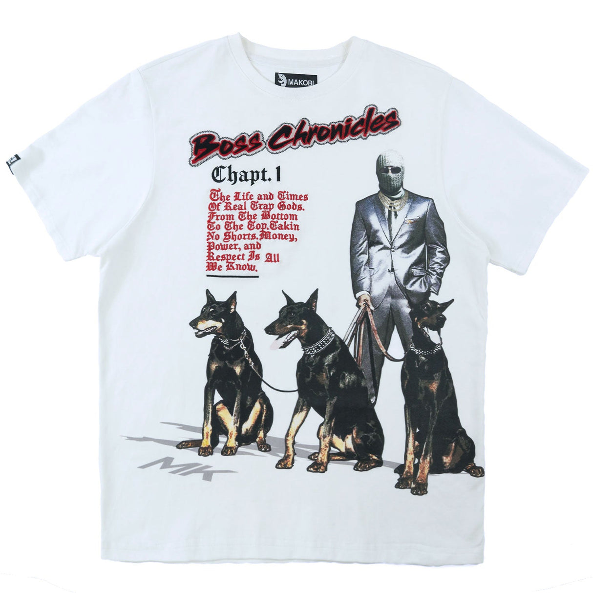 Makobi M378 Boss Chronicles Tee - White