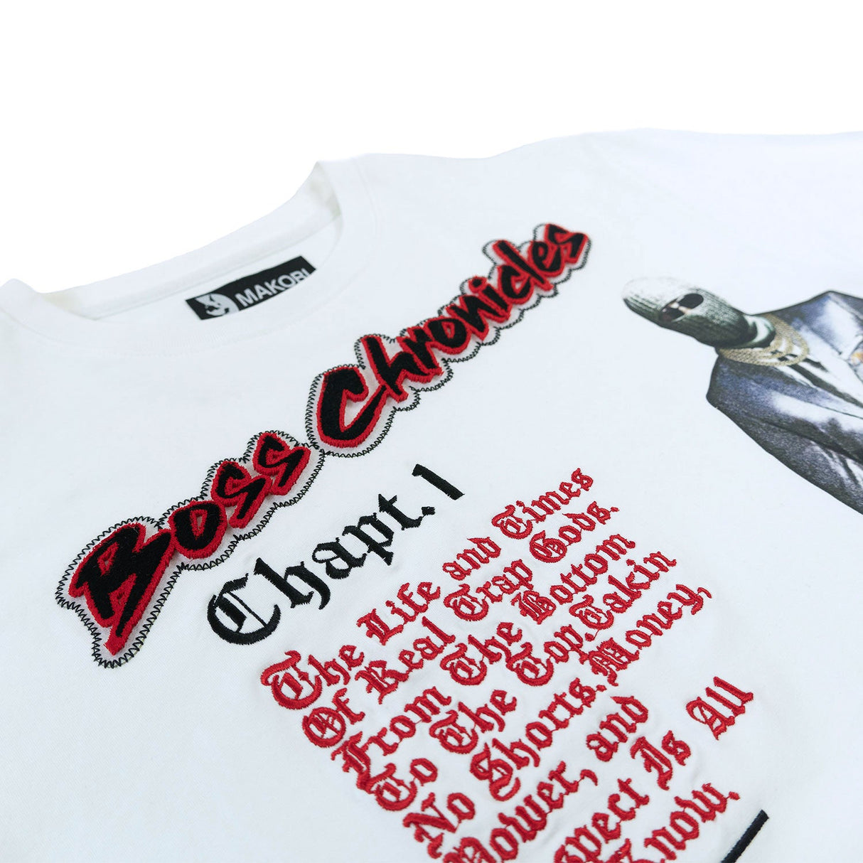 Makobi M378 Boss Chronicles Tee - White