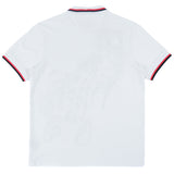Makobi M388 Verona Cheetah Polo Shirt- White
