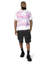 Makobi Jersey Shirt | M391 Beautiful Disaster Boxed Tee - White