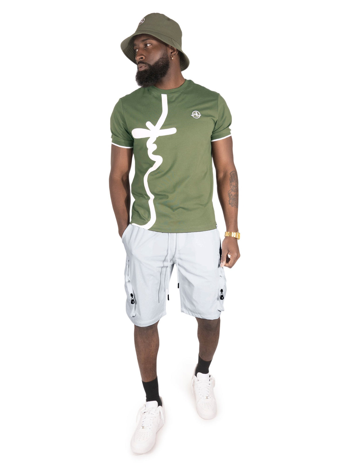 Makobi M395 Sorrento MK Tee - Dark Olive
