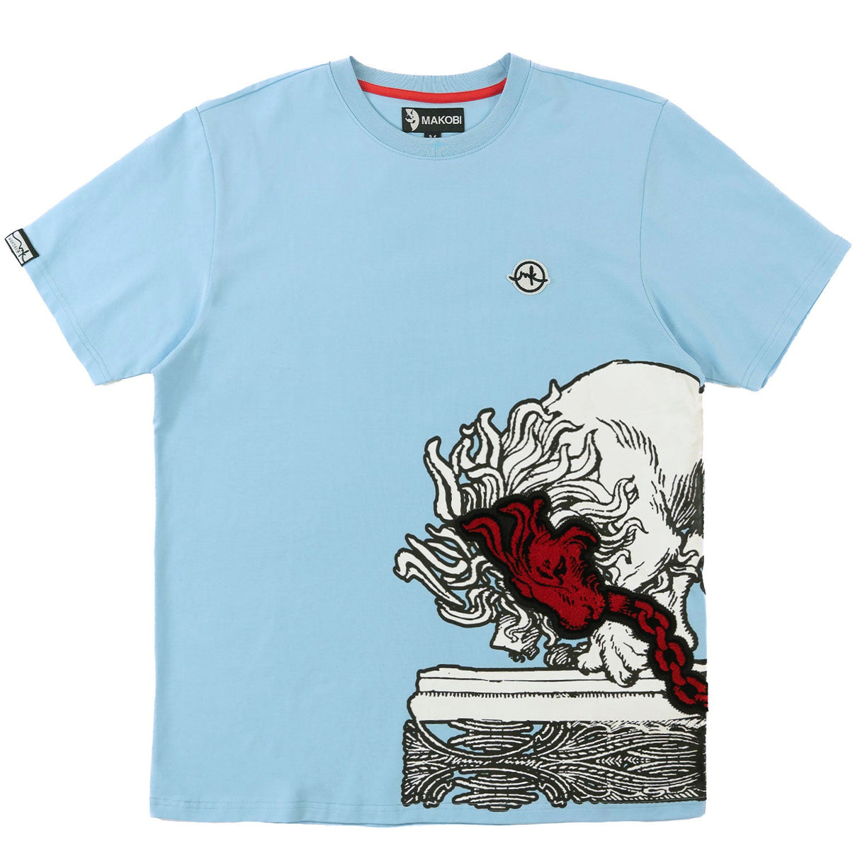 Makobi M396 Verona Lion Tee - Blue