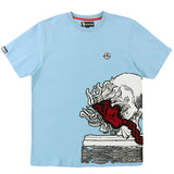 Makobi M396 Verona Lion Tee - Blue