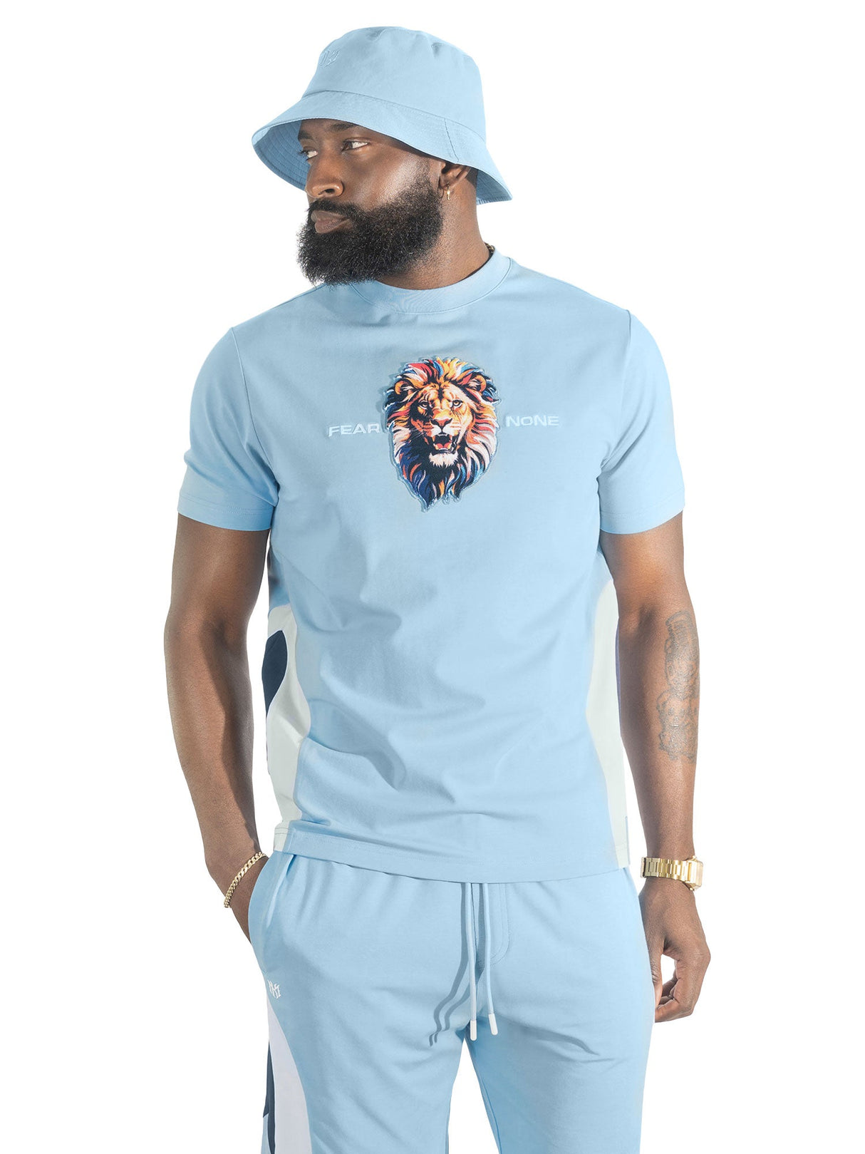 Makobi M398 Leone Short Set - Light Blue