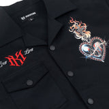 Makobi Set | M414 Vivere Twill Short Set - Black