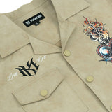 Makobi Set | M414 Vivere Twill Short Set - Khaki