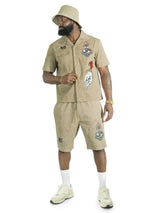 Makobi Set | M414 Vivere Twill Short Set - Khaki