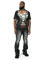 Makobi M1959 Tesoro Stacked Jeans - Black