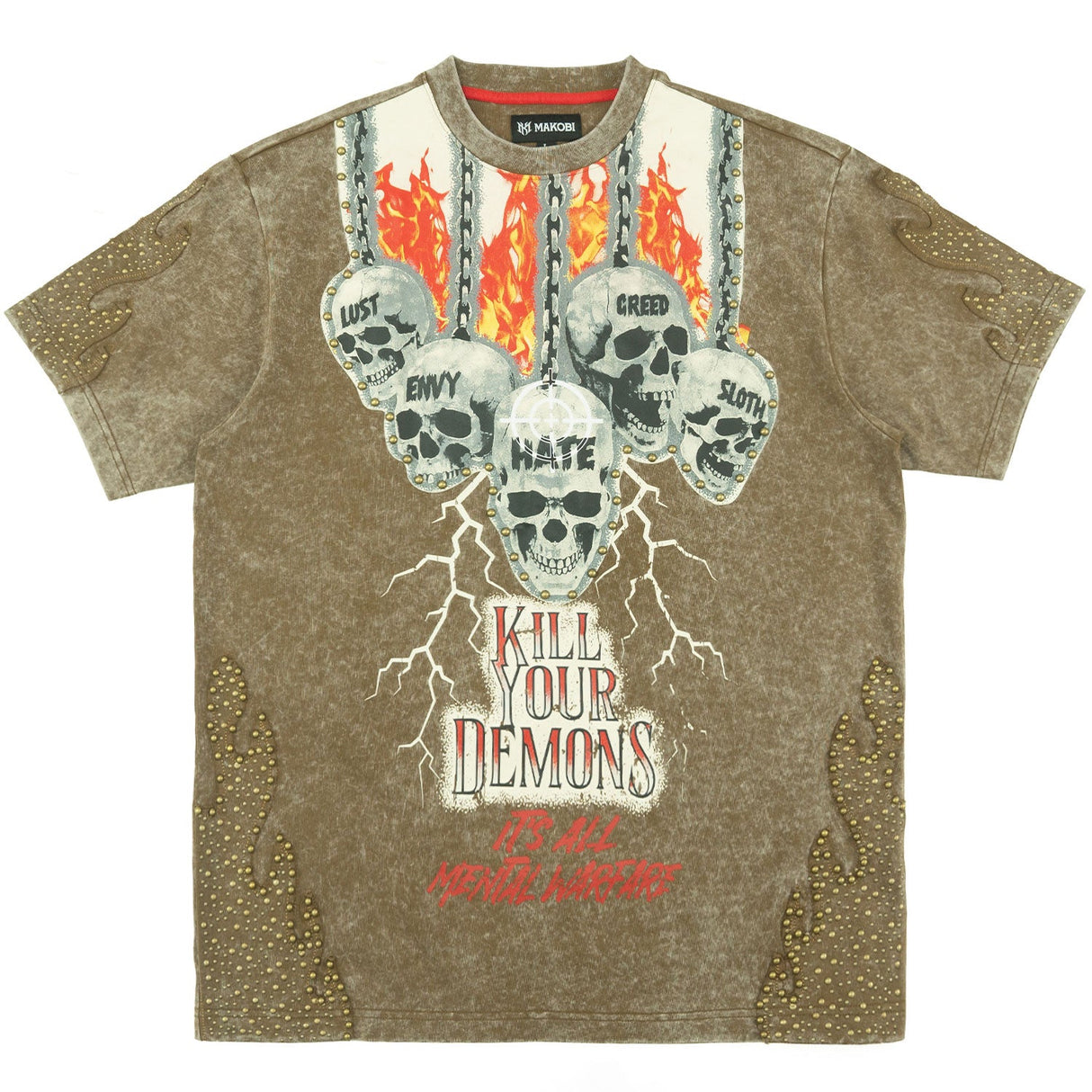 Makobi M417 Tesoro T-shirt - Khaki
