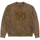Makobi Sweatshirt | M4241 Lorenzino Crewneck - Brown