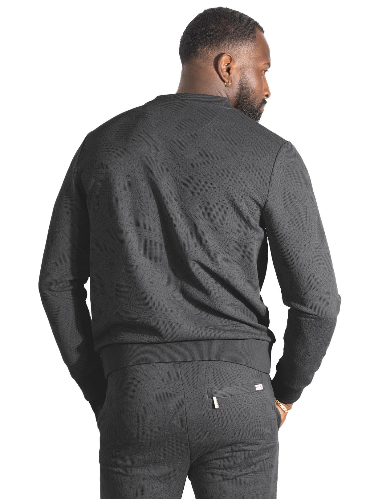 Makobi Set | M4247 Bernardi Crewneck Set - Black