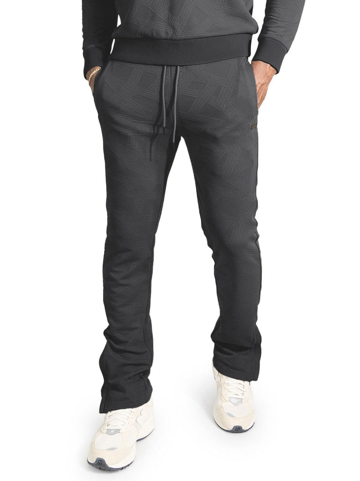 Makobi Set | M4247 Bernardi Crewneck Set - Black