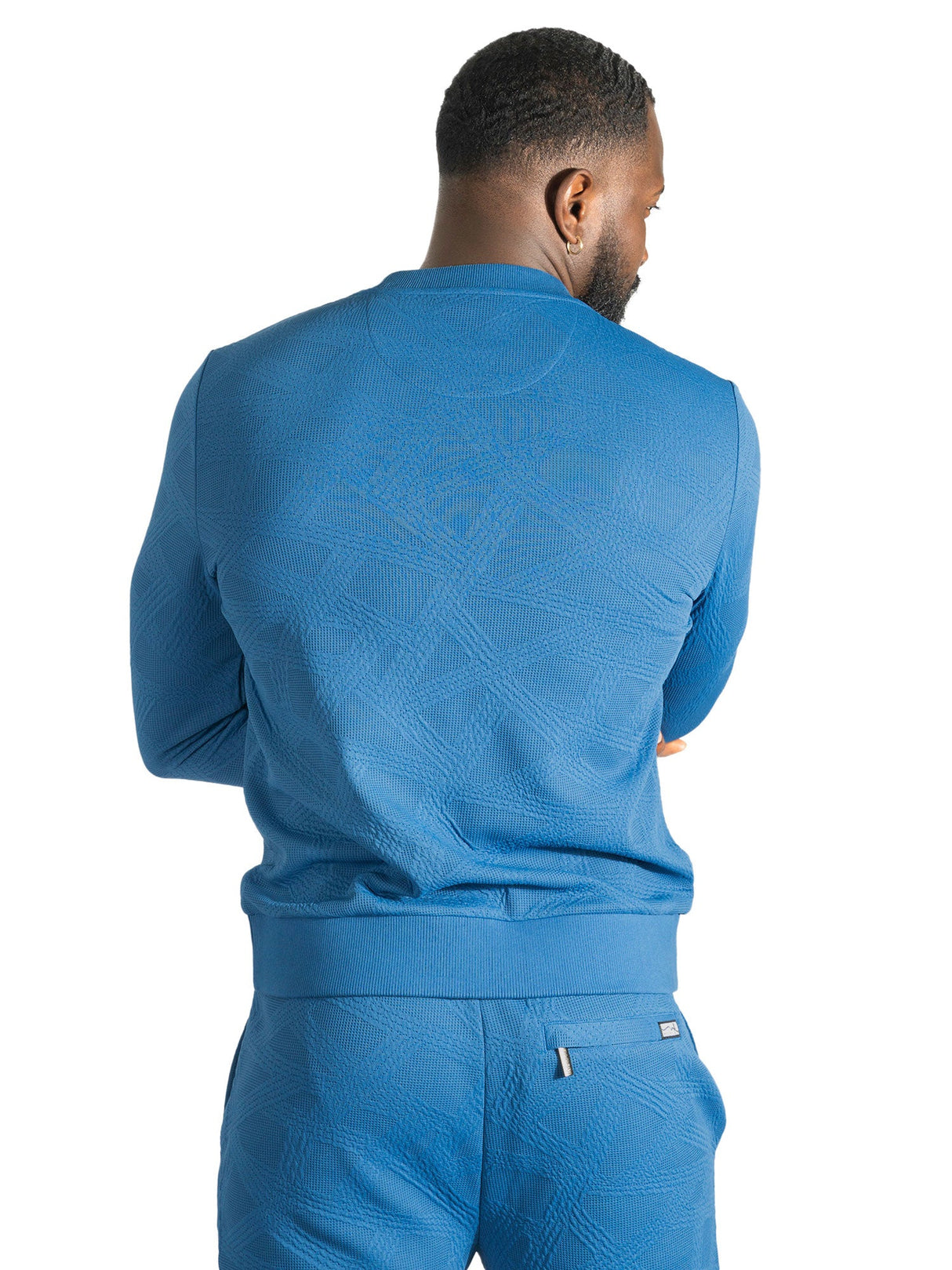 Makobi Set | M4247 Bernardi Crewneck Set - Blue