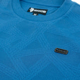 Makobi Set | M4247 Bernardi Crewneck Set - Blue
