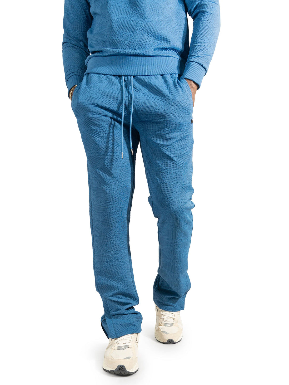 Makobi Set | M4247 Bernardi Crewneck Set - Blue
