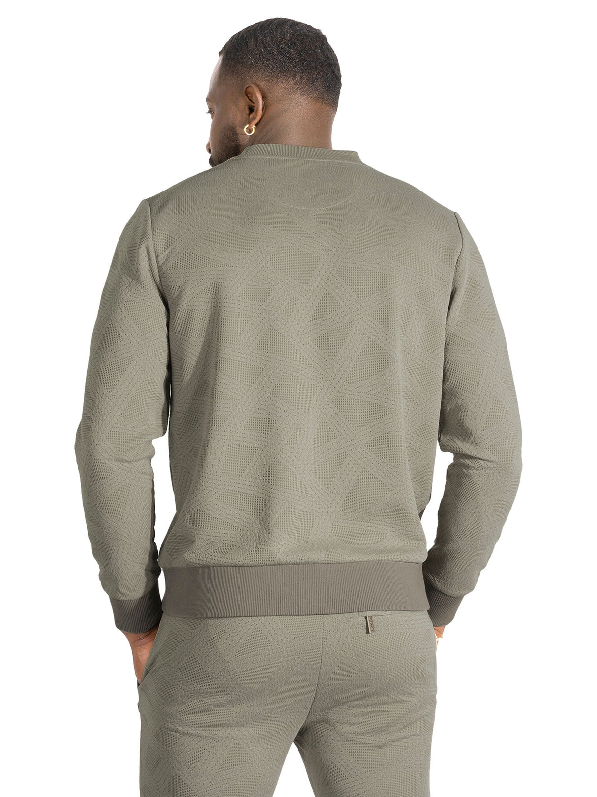 Makobi Set | M4247 Bernardi Crewneck Set - Taupe