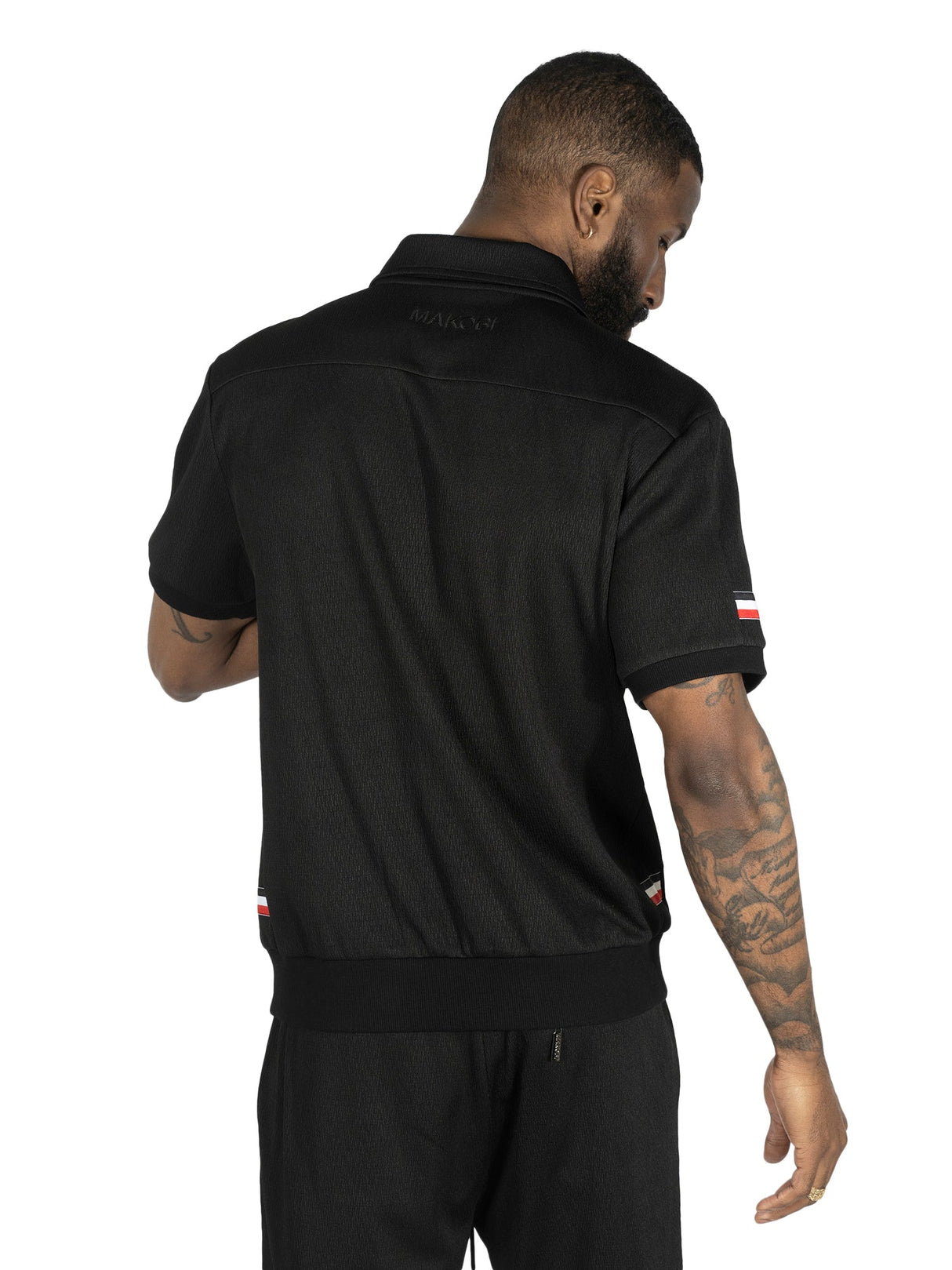 Makobi M428 Moreli Knit Short Sets - Black